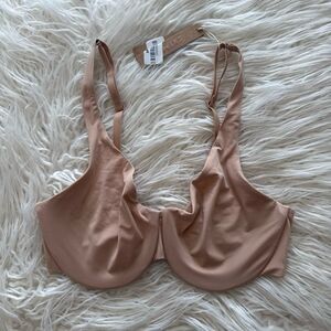 Skims Smoothing Intimates Unlined Minimizer Bra Clay Size 34D